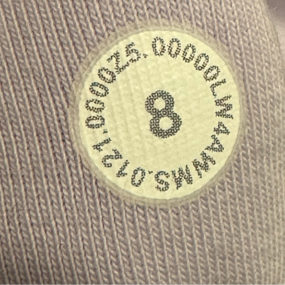 Lululemon Scuba Hoodie Light Cotton Fleece in Lavender Dew Sz 8 - Picture 10 of 15